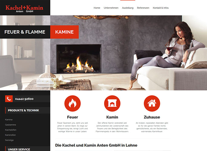 Kachel + Kamin, Lohne